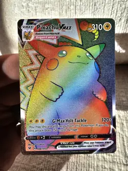 Pikachu VMAX 188/185 Vivid Voltage 2020 Secret Rainbow Rare Pokemon Card TCG - Image 1