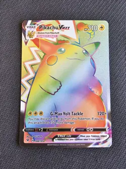 Pikachu VMAX 188/185 Vivid Voltage 2020 Secret Rainbow Rare Pokemon Card TCG - Image 3