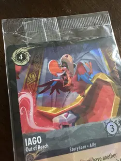 Disney Lorcana D23 Iago Promo Card 2025 Out of Reach Gold Member Exclusive - Image 5