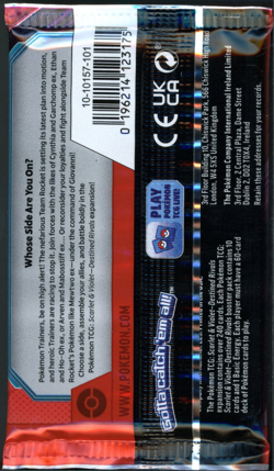 Pokemon Destined Rivals Booster Pack - 10 Cards / Pack - SEALED - Image 2