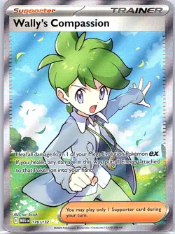 Wally's Compassion - 176/132 ME01: Mega Evolution - Pokemon Card - NM - Image 1