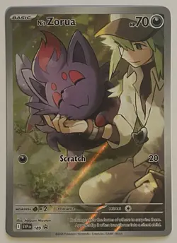 N's Zorua 189 Sv: Scarlet & Violet Promo Cards Holo - Image 1