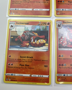4 Card Lot Litten Torracat Incineroar Pokemon TCG common basic Stage 1&2 - Image 5