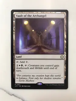 Vault of the Archangel MTG Magic the Gathering Card NM Mint Lost Caverns LCC - Image 1