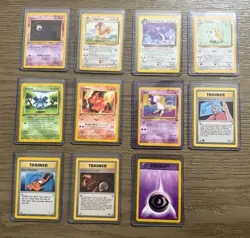 Wizards Of The Coast Vintage Pokemon Card Lot 1 - Image 1