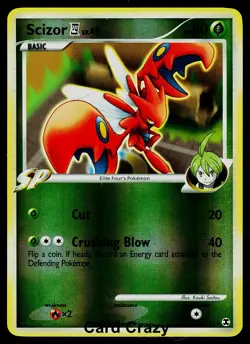 Scizor 48/111 - Rising Rivals - Reverse Holo Pokemon Card - Light Play (LP) - Image 1