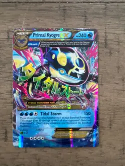 Primal Kyogre EX Pokemon card. Excellent condition. - Image 1