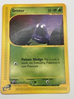 Pokemon Grimer Aquapolis Regular Common Card 79/147 NM Condition - Image 2