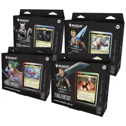 Magic the Gathering Set of 4 Commander Decks FINAL FANTASY MTG cards In Stock - Image 1