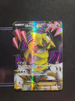Pokemon Giratina-EX TCG Full Art Holo Card Dragons Exalted 124/124 - Image 1