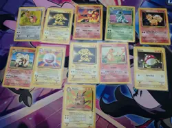 Vintage Pokemon lot of 11 cards nm-mp - Image 1