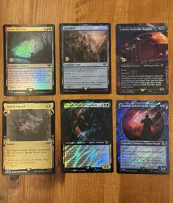 MTG LotR Cards Lot, Showcase Scrolls, Prerelease, Surge Foil, Promo, Lord Rings - Image 1
