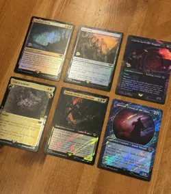 MTG LotR Cards Lot, Showcase Scrolls, Prerelease, Surge Foil, Promo, Lord Rings - Image 2
