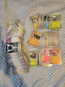 Pokemon Card Bundle! Joblot 350+ Cards & 77 HOLOS GUARANTEED Mixed Gift Lot! - Image 4