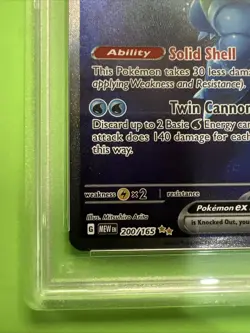 Pokemon Cards PSA 8 NM-MT Blastoise ex 151 SIR 2023 200/165 Ultra Rare - Image 5