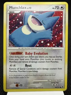 Munchlax 69/111 - Platinum Rising Rivals Pokemon Card NM - Image 1