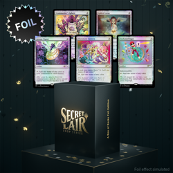 SECRET LAIR SEALED BOX A Box of Rocks FOIL Edition Alt-Art Magic MTG SLD 201-205 - Image 1