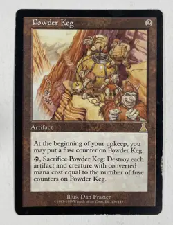 Powder Keg Urzas Destiny HP Heavy Play MTG Magic The Gathering - Image 1