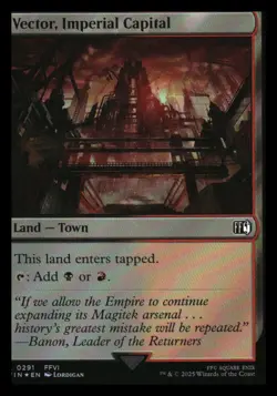 Vector, Imperial Capital FOIL Final Fantasy MTG NM+ - Image 1