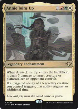 MTG Annie Joins Up (191) | NM | Outlaws of Thunder Junction {OTJ} - Image 1