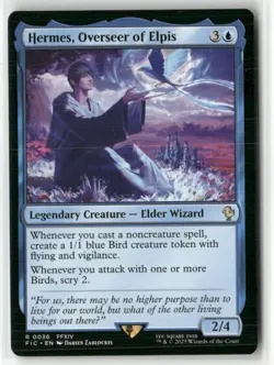 Hermes, Overseer of Elpis 36 NM MTG FINAL FANTASY Commander Magic - Image 1
