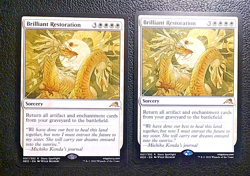 MTG TCG, Brilliant Restoration NM/M* Kamigawa Neon Dynasty 007/302 (X2) - Image 2