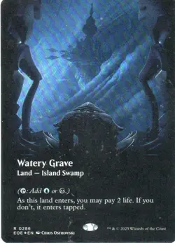 MTG: Edge of Eternities: Foil Borderless Watery Grave: Lightly Played Condition - Image 1