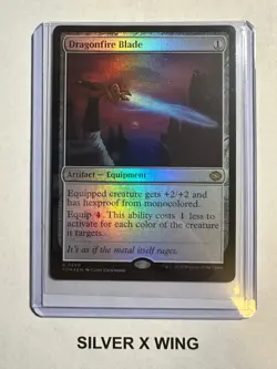 Dragonfire Blade Foil x1, MTG, Magic the Gathering, Tarkir: Dragonstorm, TDM, NM - Image 1