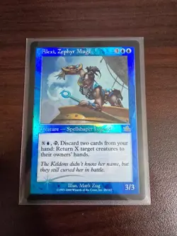 Magic: The Gathering MTG Prophecy Alexi, Zephyr Mage #28 Foil - Image 1
