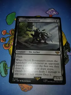 1x MTG LOTR - ORCISH BOWMASTERS regular NM - Image 2