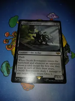1x MTG LOTR - ORCISH BOWMASTERS regular NM - Image 3