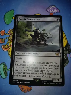 1x MTG LOTR - ORCISH BOWMASTERS regular NM - Image 4