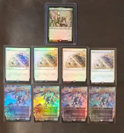 MTG Nissa, Resurgent Animist Foil PWS 2025 Promo Get Lost , Aven Interrupter - Image 2