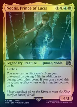 MTG I Noctis, Prince of Lucis I FIN 0235 I Rare I Foil I NM I ENG - Image 1