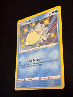 Pokemon TCG Snom SV033/SV122 Shining Fates Shiny Vault Rare Near Mint - Image 3
