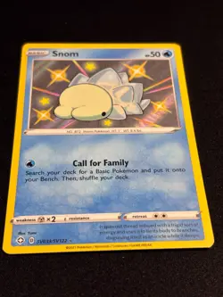 Pokemon TCG Snom SV033/SV122 Shining Fates Shiny Vault Rare Near Mint - Image 4