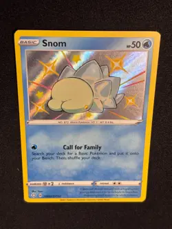 Pokemon TCG Snom SV033/SV122 Shining Fates Shiny Vault Rare Near Mint - Image 5