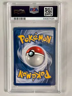 2000 Pokemon Black Star Promo Team Rocket's Meowth #18 Pokemon League PSA MINT 9 - Image 3