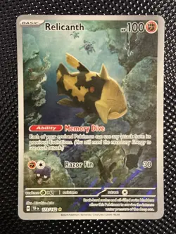 Pokemon Relicanth Holo Illustration Rare Temporal Forces 173/162 Ultra Rare NM - Image 1