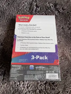 Pokemon Paldean Fates TCG: 2 Mini Tins, Poke Ball, Factory Sealed New - Image 2