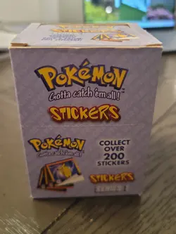 1999 Pokemon ArtBox Stickers Series 30 Packs | Not Sealed | Minor Damage - Image 1