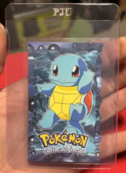 Pokemon Topps Squirtle Wartortle Blastoise Die Cut Evolution Set Blue Logo - Image 5