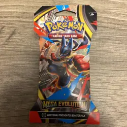 Pokemon Mega Evolution Sleeved Booster Pack Random Art Factory Sealed - Image 1