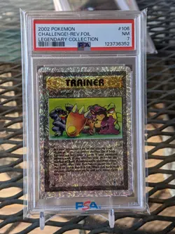 Pokemon Legendary Collection Reverse Holo Challenge! #106/110 PSA 7 NM - Image 1
