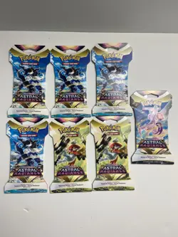 Pokemon TCG Astral Radiance Sleeved Booster Packs SEALED LOT OF 7 - Image 1