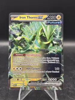 Pokemon TCG Iron Thorns ex 077/167 Twilight Masquerade Double Rare Holo NM - Image 1