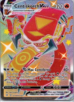 Pokemon TCG Centiskorch VMAX SV109/122 Shining Fates Shiny Vault NM - Image 1