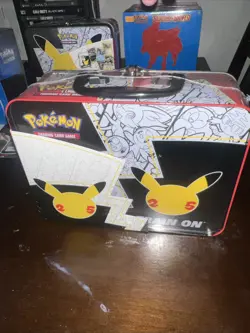SEALED Pokemon Celebrations 25th Anniversary Collector’s Chest Lunch Box Tin - Image 3