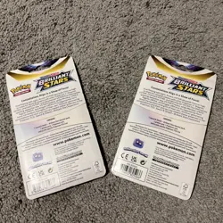 Brilliant Stars Eevee Lot of 2 Single pack Checklane Blister Set Booster - Image 2