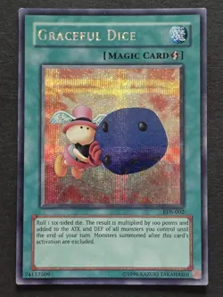 Graceful Dice Prismatic Secret Rare EDS-002 Yu-Gi-Oh! Card - Image 3